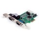 StarTech.com 2 Port Native PCI Express RS232 Serial Adapter Card with 16550 UART - Serial adapter - PCI Express x1