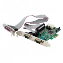 StarTech.com 2S1P Native PCI Express Parallel Serial Combo Card with 16550 UART - Serial adapter - PCI Express x1 