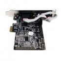 StarTech.com 4 Port Native PCI Express RS232 Serial Adapter Card with 16550 UART - Serial adapter - PCI Express x1