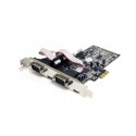 StarTech.com 4 Port Native PCI Express RS232 Serial Adapter Card with 16550 UART - Serial adapter - PCI Express x1