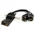 StarTech.com 4 Port RS232 PCI Express Serial Card w/ Breakout Cable