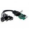 StarTech.com 4 Port Native PCI Express RS232 Serial Adapter Card with 16950 UART