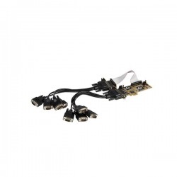 StarTech.com 8 Port PCI Express Low Profile Serial Adapter Card - Serial adapter - PCI Express x1 - RS-232 - 8 por