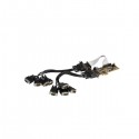 StarTech.com 8 Port PCI Express Low Profile Serial Adapter Card - Serial adapter - PCI Express x1 - RS-232 - 8 por
