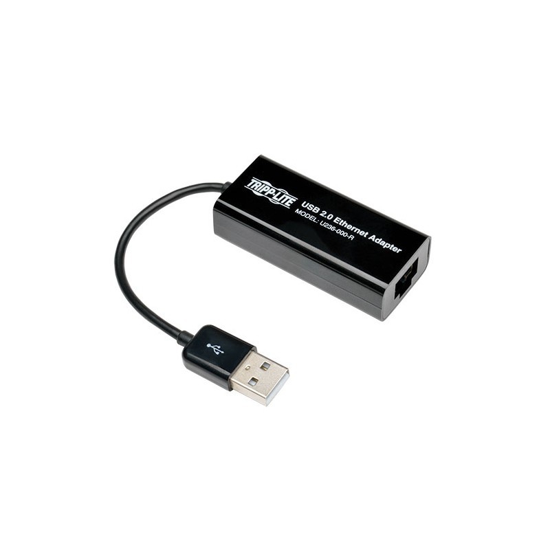 USB 2.0 Hi-Speed to Ethernet NIC Network Adapter, 10/100 Mbps