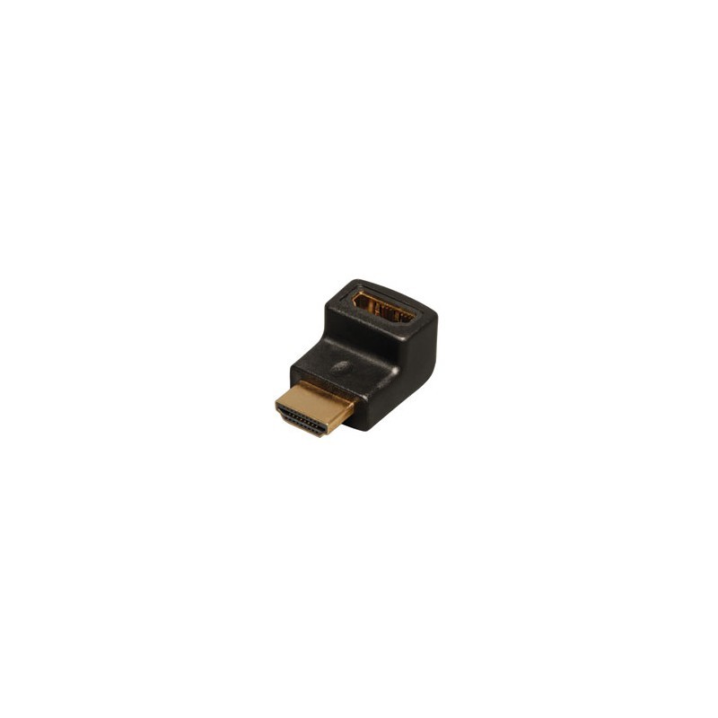 HDMI Right Angle Up Adapter / Coupler (M/F)
