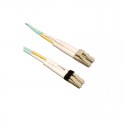 Tripp Lite 10Gb Duplex Multimode 50/125 OM3 LSZH Fiber Patch Cable (Mini-LC / LC) - Aqua, 1M