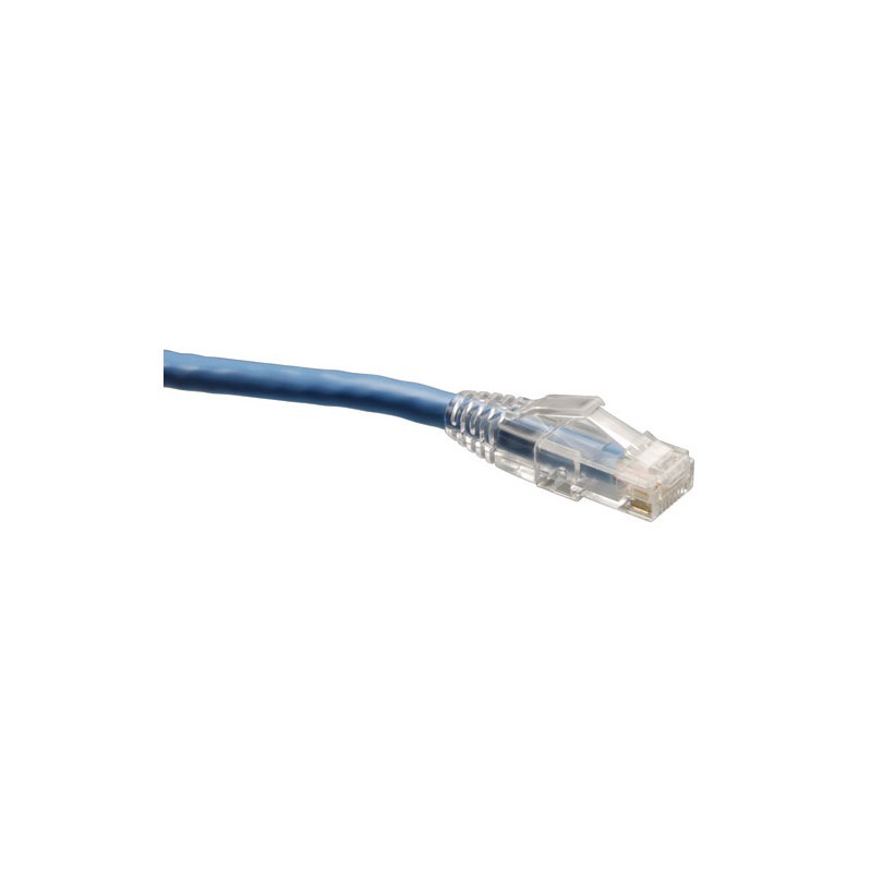 Cat6 Gigabit Solid Conductor Snagless Patch Cable (RJ45 M/M) - Blue, 175-ft.