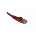 Cat5e 350MHz Snagless Molded Patch Cable (RJ45 M/M) - Red, 7-ft.