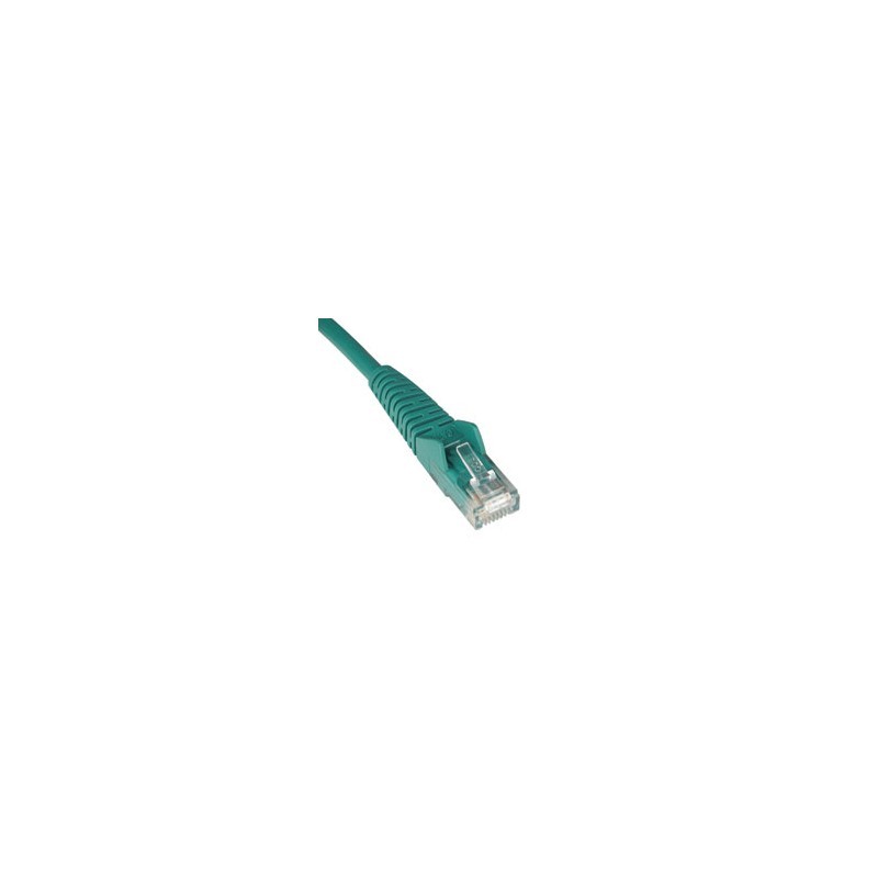 Cat5e 350MHz Snagless Molded Patch Cable (RJ45 M/M) - Green, 7-ft.
