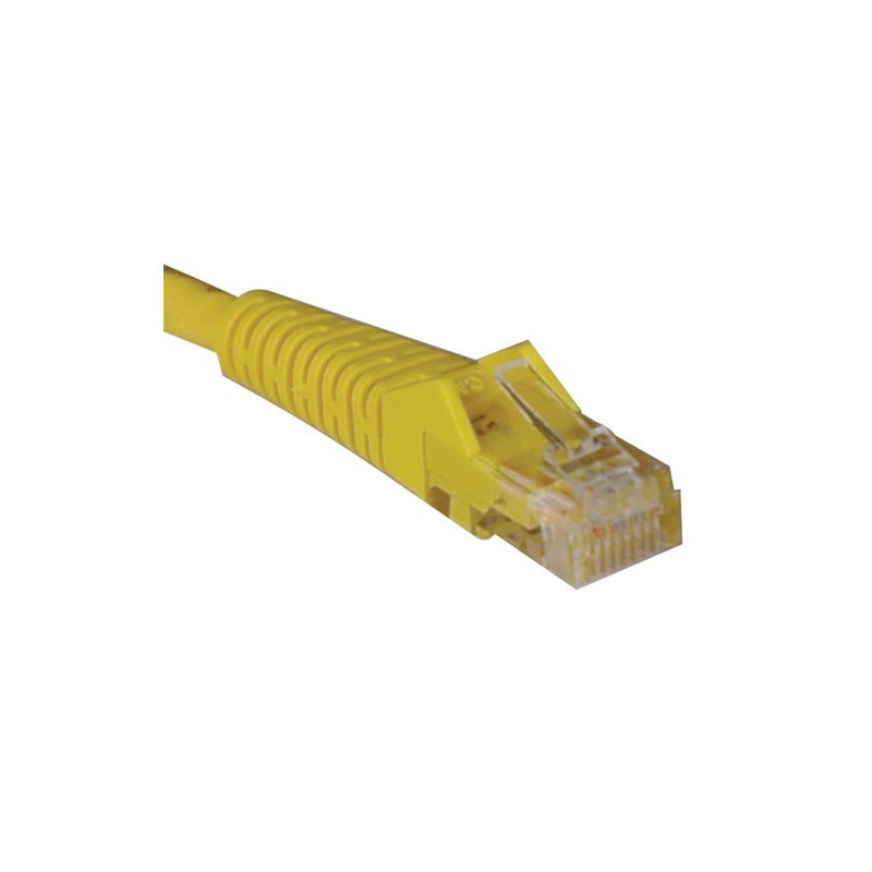 Cat5e 350MHz Snagless Molded Patch Cable (RJ45 M/M) - Yellow, 6-ft.