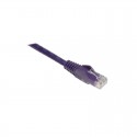 Cat6 Gigabit Snagless Molded Patch Cable (RJ45 M/M) - Purple, 10-ft.