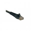 Tripp Lite Cat6 Gigabit Snagless Molded UTP Patch Cable (RJ45 M/M) - Black, 4.57 m (15-ft.)