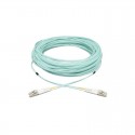 10Gb Duplex Multimode 50/125 OM3 LSZH Fiber Patch Cable, (LC/LC) - Aqua, 8M (26-ft.)