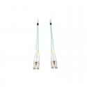 10Gb Duplex Multimode 50/125 OM3 LSZH Fiber Patch Cable, (LC/LC) - Aqua, 8M (26-ft.)