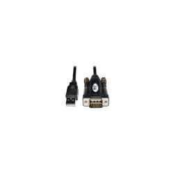 USB to Serial Adapter Cable (USB-A to DB9 M/M), 5-ft.