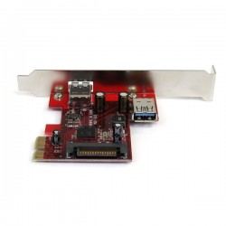 StarTech.com 2 port PCIe SuperSpeed USB 3.0 Card 1 Internal 1 External