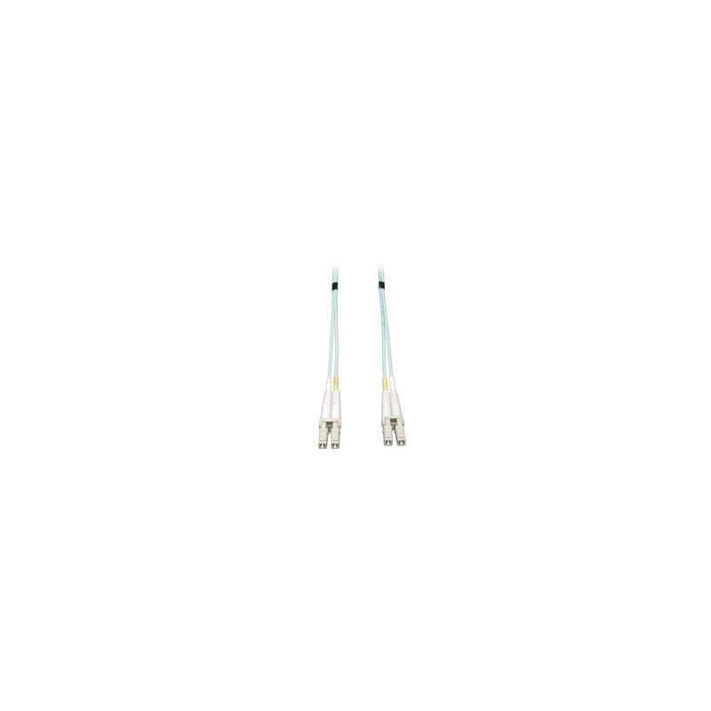 10Gb Duplex Multimode 50/125 OM3 LSZH Fiber Patch Cable (LC/LC) - Aqua, 5M (16-ft.)