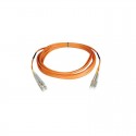Duplex Multimode 50/125 Fiber Patch Cable (LC/LC), 1M (3-ft.)
