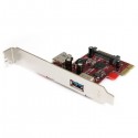 StarTech.com 2 port PCI Express SuperSpeed USB 3.0 Card with UASP Support - 1 Internal 1 External