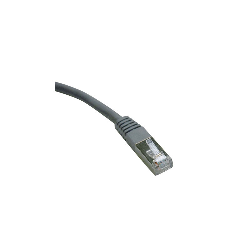 Cat6 Gigabit Molded Shielded Patch Cable (RJ45 M/M) - Gray, 50-ft.