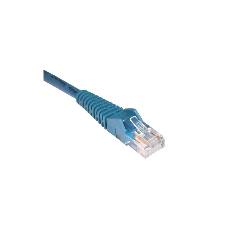 Cat5e 350MHz Snagless Molded Patch Cable (RJ45 M/M) - Blue, 3-ft.