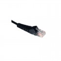 Cat5e 350MHz Snagless Molded Patch Cable (RJ45 M/M) - Black, 3-ft.