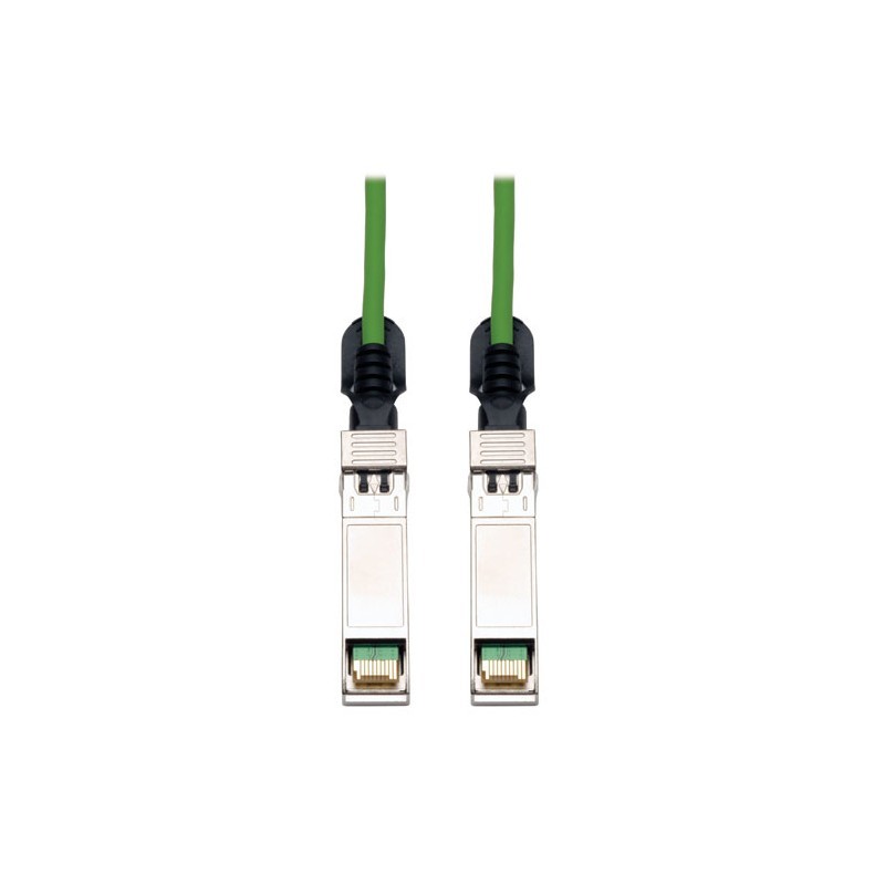 SFP+ 10Gbase-CU Passive Twinax Copper Cable, Green, 3M (10-ft.)