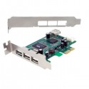 StarTech.com 4 Port PCI Express Low Profile High Speed USB Card