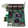 StarTech.com  4 Port PCI Express Low Profile High Speed USB Card