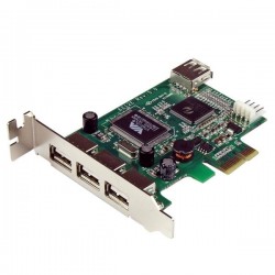 StarTech.com  4 Port PCI Express Low Profile High Speed USB Card