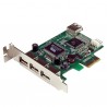 StarTech.com  4 Port PCI Express Low Profile High Speed USB Card