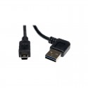 Tripp Lite Universal Reversible USB 2.0 Hi-Speed Cable (Reversible Right/Left Angle A to 5Pin Mini-B M/M), 6-ft.