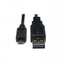 Universal Reversible USB 2.0 Hi-Speed Cable (Reversible A-M to 5Pin Micro B-M), 10-ft.