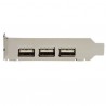 StarTech.com  4 Port PCI Express Low Profile High Speed USB Card