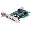 StarTech.com 4 Port PCI Express Low Profile High Speed USB Card