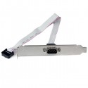 StarTech.com 9-pin Serial to 10-pin Header Slot Plate - Serial panel - DB-9 (M) - 10 pin IDC (F) - 41 cm