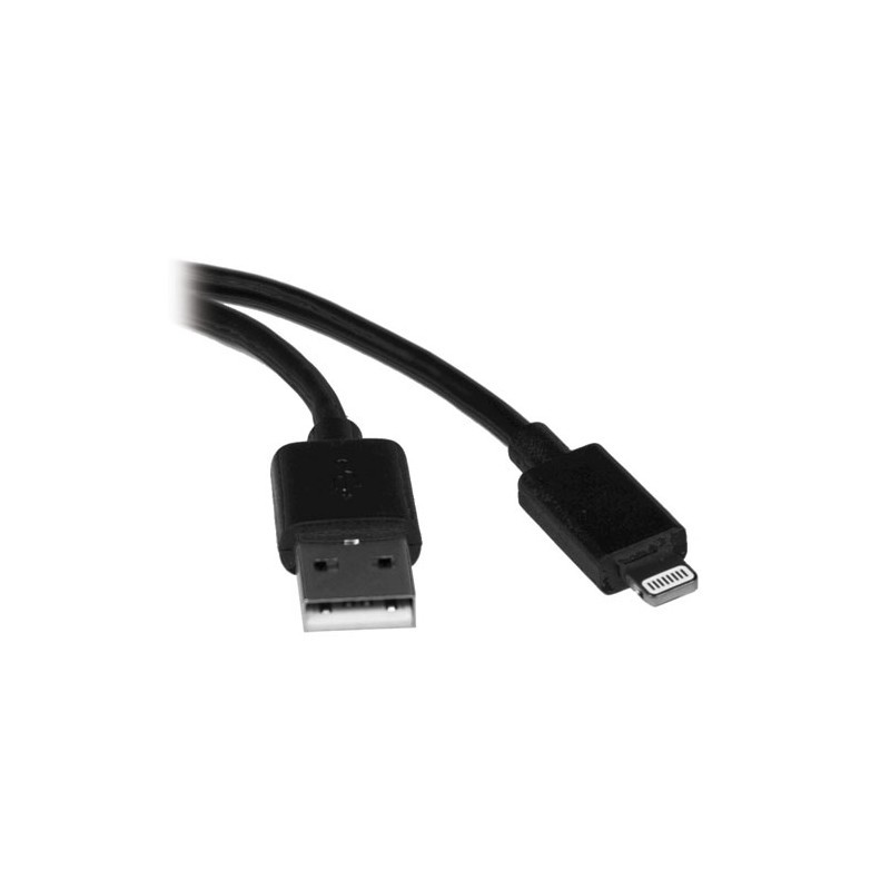 Black USB Sync / Charge Cable with Lightning Connector, 6-ft. (1.8M)