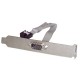 StarTech.com 16in (40cm) 9 Pin Serial Male to 10 Pin Motherboard Header Slot Plate