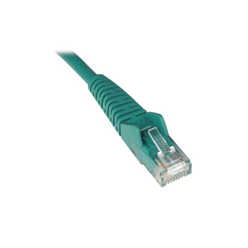 Cat6 Gigabit Snagless Molded Patch Cable (RJ45 M/M) - Green, 2-ft.