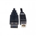 Universal Reversible USB 2.0 Hi-Speed Cable (Reversible A to B M/M), 1-ft.