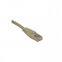 Cat5e 350MHz Molded Patch Cable (RJ45 M/M) - Gray, 1-ft.