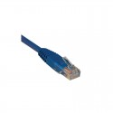 Cat5e 350MHz Molded Patch Cable (RJ45 M/M) - Blue, 2-ft.