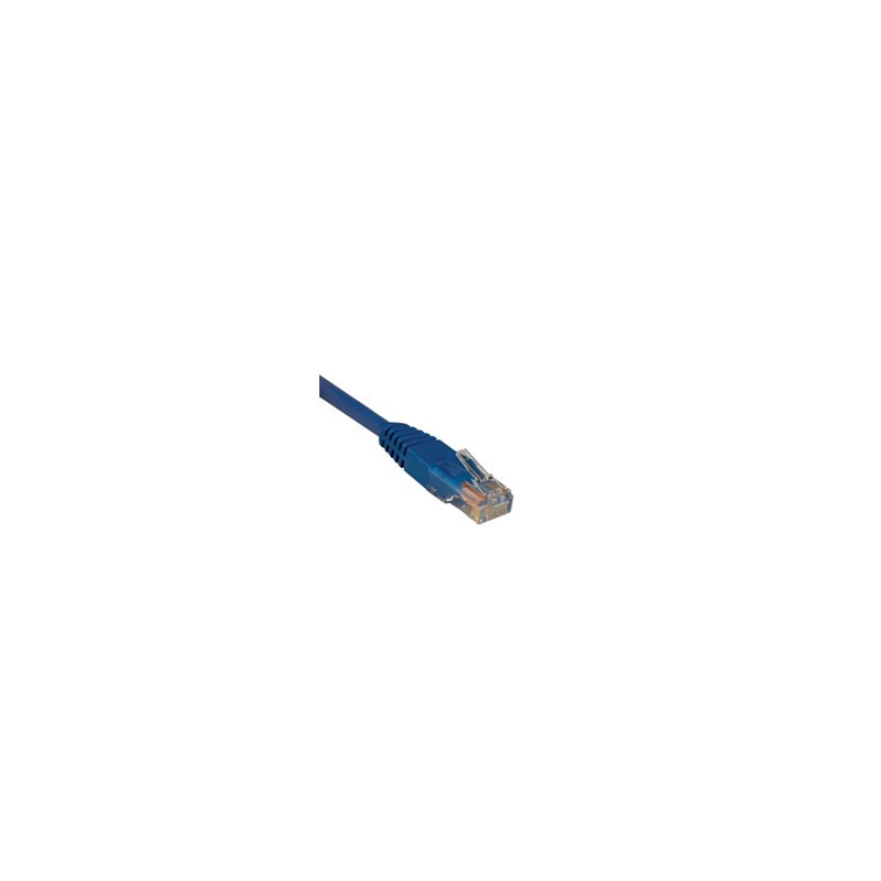Cat5e 350MHz Molded Patch Cable (RJ45 M/M) - Blue, 3-ft.