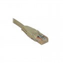 Cat5e 350MHz Molded Patch Cable (RJ45 M/M) - Gray, 10-ft.