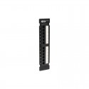 12-Port Wall-Mount Cat5e Patch Panel, 568B, RJ45 Ethernet