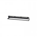 24-Port 1U Rack-Mount Cat5e Feedthrough Patch Panel, RJ45 Ethernet