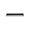 24-Port 1U Rack-Mount Cat5e Feedthrough Patch Panel, RJ45 Ethernet