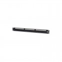Tripp Lite 24-Port 1U Rack-Mount Cat5e Feedthrough Patch Panel, RJ45 Ethernet