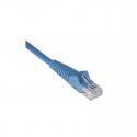 Cat6 Gigabit Snagless Molded Patch Cable (RJ45 M/M) - Blue, 1-ft.